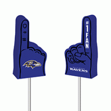 Baltimore Ravens #1 Antenna Topper Finger / Auto Dashboard Buddy (NFL)